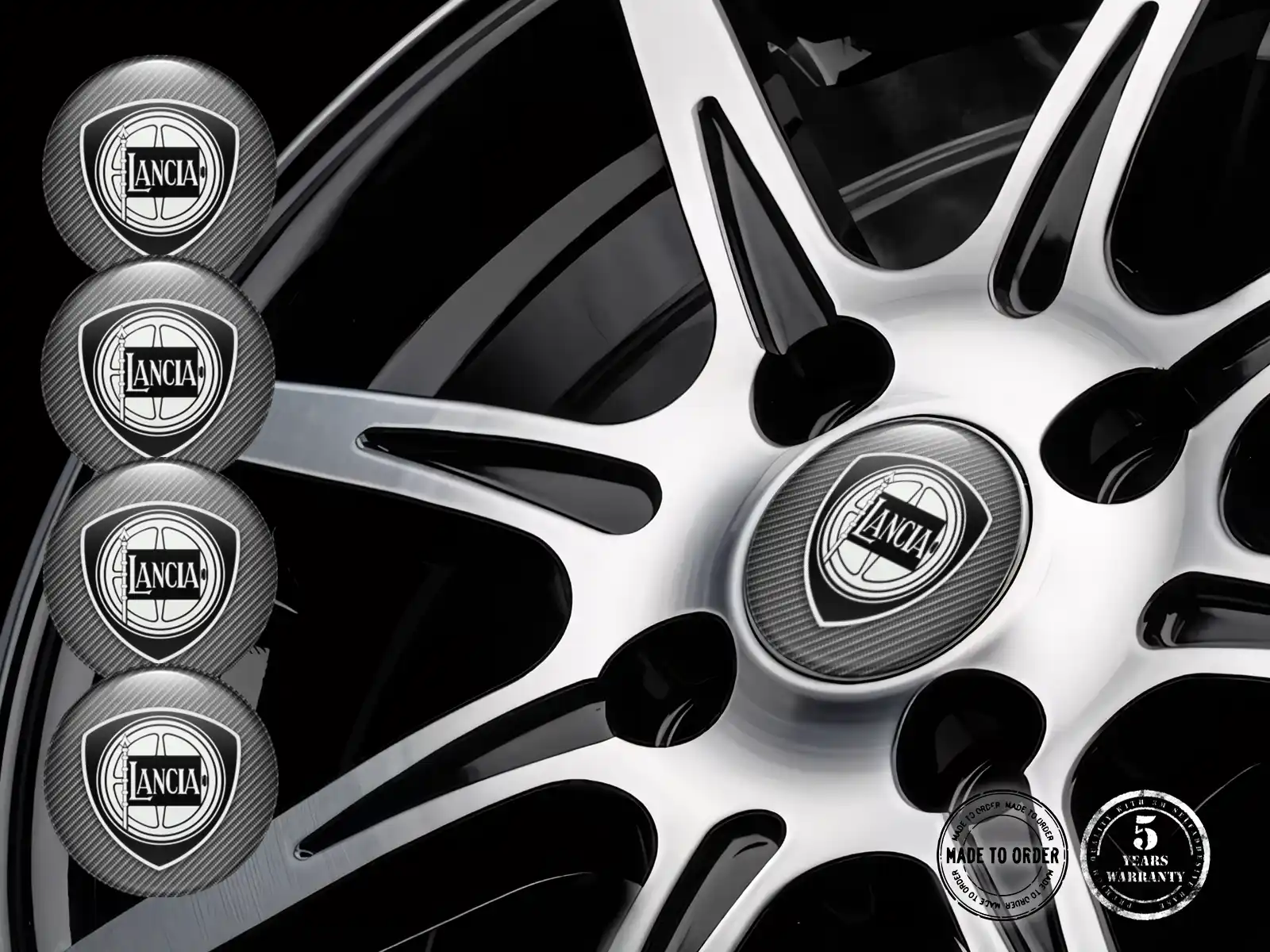 Lancia Felgenaufkleber Autos Hochwertige Embleme